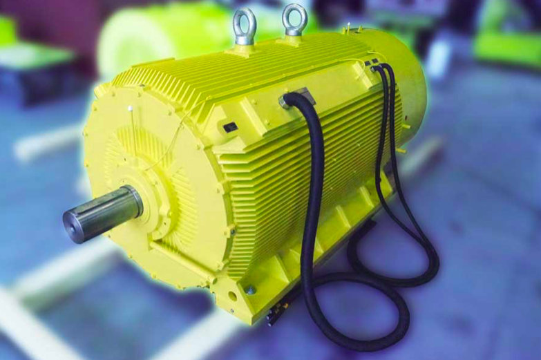 Powerful motors for conveyors, fans and mills